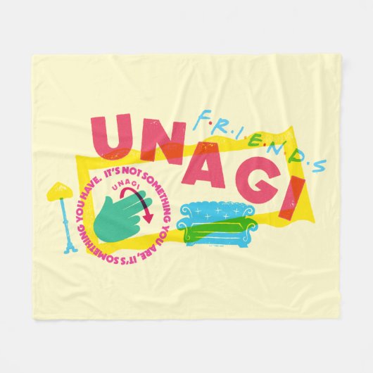 Couverture Polaire FRIENDS™ Unagi (Devant (Horizontal))