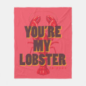 Couverture Polaire FRIENDS™ | Vous êtes mon homard (Devant)