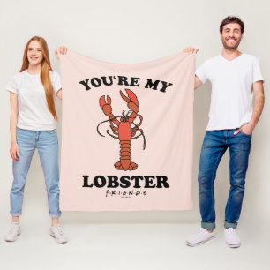 Couverture Polaire FRIENDS™   Vous êtes mon homard - Typographie clas