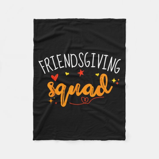 Couverture Polaire Friendsgiving Squad Funny Thanksgiving Friendship  (Devant)