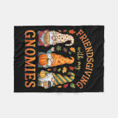 Couverture Polaire Friendsgiving With My Gnomies Friends Thanksgiving (Devant (Horizontal))