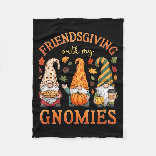 Couverture Polaire Friendsgiving With My Gnomies Friends Thanksgiving (Devant)