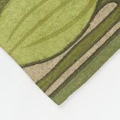 Couverture Polaire Frieze Bordure Art Nouveau Floral (Coin)