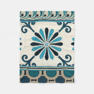Couverture Polaire Frise Non-Embellie II d'indigo