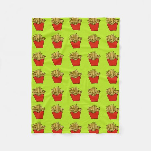 Couverture Polaire frites polaire (Devant)