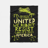 Couverture Polaire Frog Resist Cute Funny  (Devant)