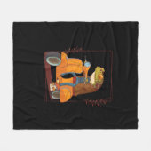 Couverture Polaire Frog Scooter Mushroom Goblincore Academia (Devant (Horizontal))