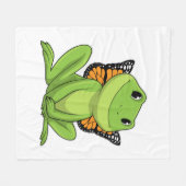 Couverture Polaire Frog with Butterfly (Devant (Horizontal))