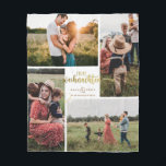Couverture Polaire Frohe Weihnachten German Christmas 4 Photo Collage<br><div class="desc">La meilleure façon de répandre la joie de Noël est de chanter fort pour que tous l'entendent! Cette Festive Allemande "Frohe Weihnachten" Christmas Family Photo Collage Card comporte de belles polices joyeux et vos photos de Noël de la famille Photo Session. Cette carte photo de Noël de famille a une...</div>
