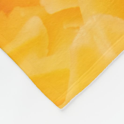 Couverture Polaire fromage cheddar râpé vue du haut (Coin)