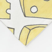 Couverture Polaire Fromage suisse jaune Presse le papier (Coin)