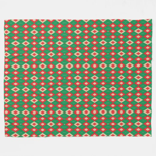 Couverture Polaire Front image shows a vibrant geometric pattern (Devant (Horizontal))