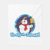 Couverture Polaire Frosty the Snowman™ | Portrait magique Frosty (Devant)