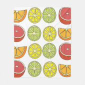 Couverture Polaire Fruit Citron (Devant)