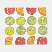 Couverture Polaire Fruit Citron (Devant (Horizontal))