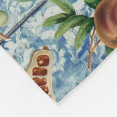 Couverture Polaire Fruit d'été méditerranéen & Mosaïque Bleue Blanc (Coin)