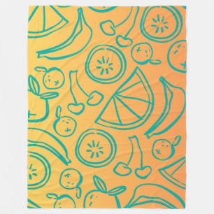 Couverture Polaire Fruits