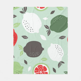 Couverture Polaire Fruits citrons Citrus Papier peint Vintage