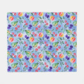 Couverture Polaire Fruits et baies. (Devant (Horizontal))