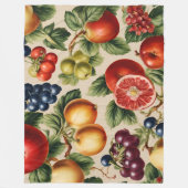 Couverture Polaire Fruits et Fleurs du Luxe Jardin Italien (Devant)
