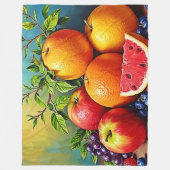 Couverture Polaire Fruits frais dans un parfait mélange de design (Devant)