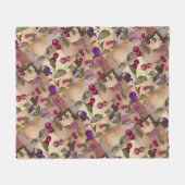 Couverture Polaire Fruits, patchwork (Devant (Horizontal))