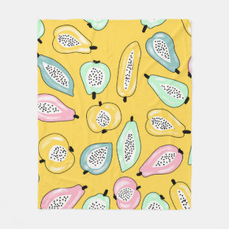 Couverture Polaire Fruits tropicaux : Motif d'impression dynamique