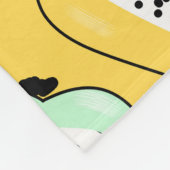 Couverture Polaire Fruits tropicaux : Motif d'impression dynamique (Coin)