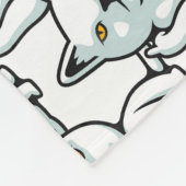 Couverture Polaire FU cat drôle de geste de la main (Coin)