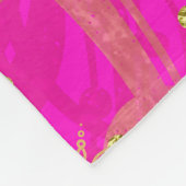 Couverture Polaire Fuchsia Pink Orange & Gold Indian Mandala Glam (Coin)