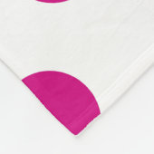 Couverture Polaire Fuchsia polka (Coin)