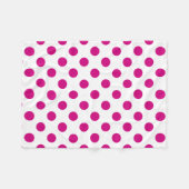 Couverture Polaire Fuchsia polka (Devant (Horizontal))