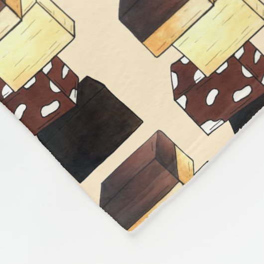 Couverture Polaire Fudge Stack Confection Confection Sucres de confis (Coin)