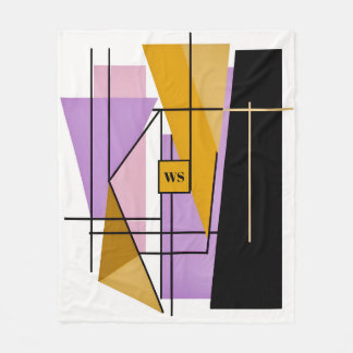 Couverture Polaire Fuite minimaliste moderne géométrique triangle mon