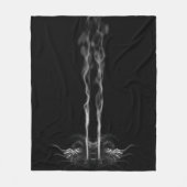 Couverture Polaire Fumée de dragon noir (Devant)