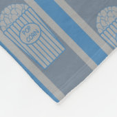Couverture Polaire Fun and Fancy Blue Grey Popcorn (Coin)
