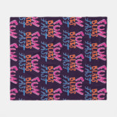 Couverture Polaire Fun Beats Fast (Devant (Horizontal))