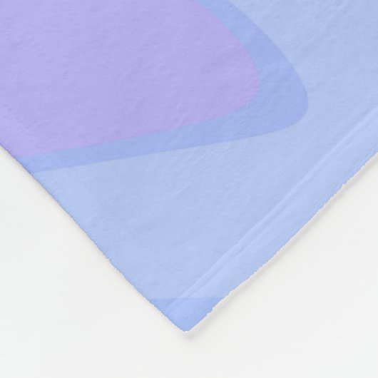 Couverture Polaire Fun Bubblegum soufflant Giraffe Liquide Swirl Bleu (Coin)