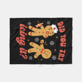 Couverture Polaire Fun Christmas Nurse Gingerbread Homme Avez-Vous Es (Devant (Horizontal))