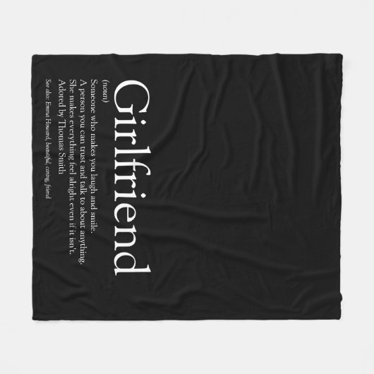 Couverture Polaire Fun Cool de définition Fun Black and White (Devant (Horizontal))