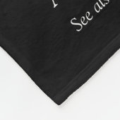 Couverture Polaire Fun Cool de définition Fun Black and White (Coin)