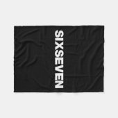 Couverture Polaire Fun Design That Says Six Seven 6 7 Meme Premium Tr (Devant (Horizontal))