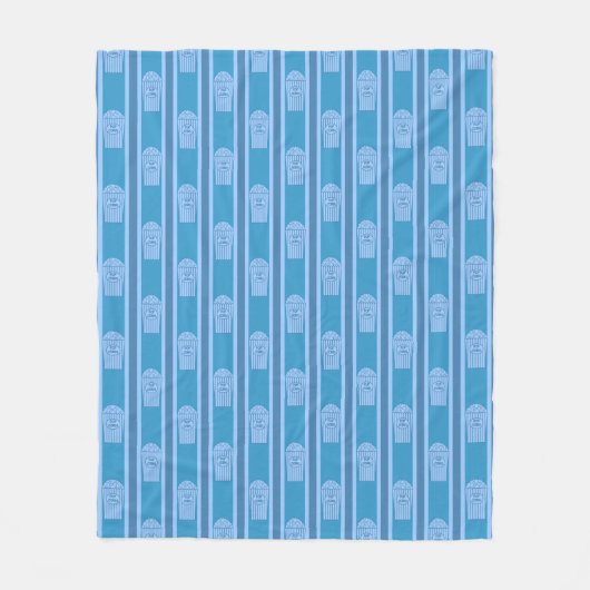 Couverture Polaire Fun et Fancy Blue Popcorn (Devant)