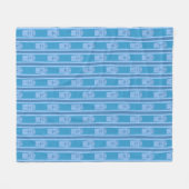 Couverture Polaire Fun et Fancy Blue Popcorn (Devant (Horizontal))