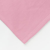 Couverture Polaire Fun Fun Girly Rose Inspirant Science Dit (Coin)