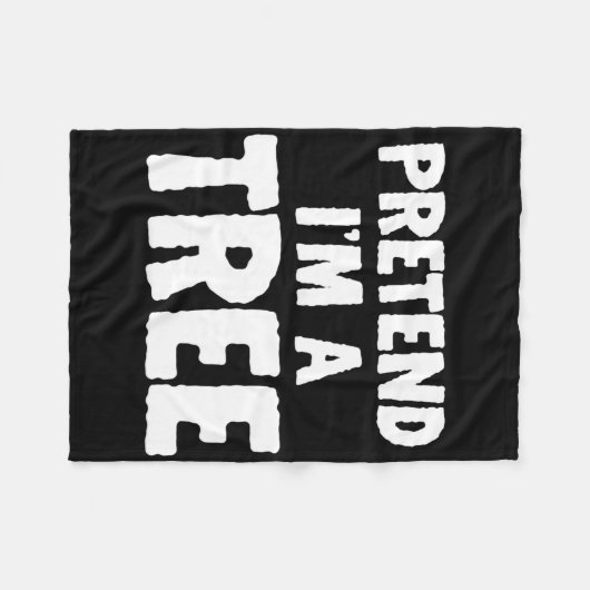 Couverture Polaire Fun Halloween Faire semblant d'être un arbre (Devant (Horizontal))