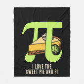 Couverture Polaire Fun I LOW PIE AND PI Day (Devant)