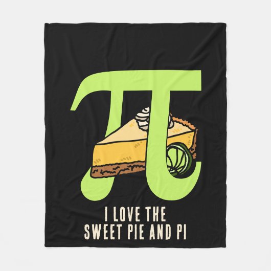 Couverture Polaire Fun I LOW PIE AND PI Day (Devant)