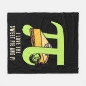 Couverture Polaire Fun I LOW PIE AND PI Day (Devant (Horizontal))