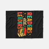 Couverture Polaire Fun inspiring readers are leaders book lovers (Devant (Horizontal))